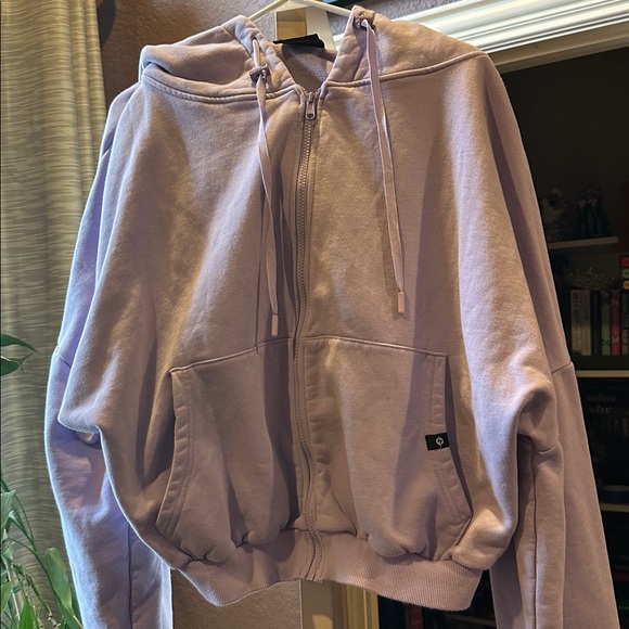 Popflex Lavender Zip Cloud Hoodie - Picture 3 of 5
